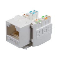 Connecteur KS6A-TL180 - RJ45 CAT-6 UTP Installation facile sans outils-Accueil-Guard Security