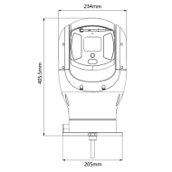 Système de positionnement réseau IR 2MP 45x Starlight - PTZ19245U-IRB-N-Accueil-Guard Security