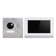 KIT D'INTERPHONE VIDÉO IP EXTÉRIEUR À DEUX FILS VTK-VTO2000A-2-S1-VTH1550CHW-2(S)-S1-Accueil-Guard Security